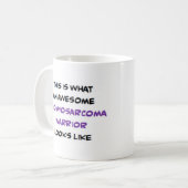 Mug leiomyosarcoma warrior, awesome (Devant gauche)