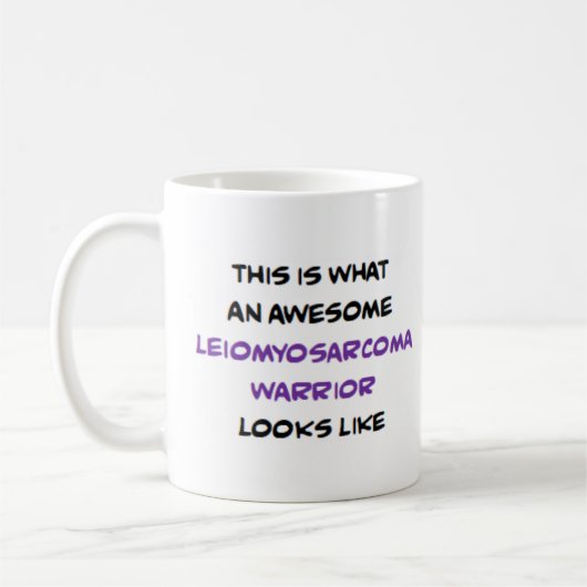 Mug leiomyosarcoma warrior, awesome (Gauche)