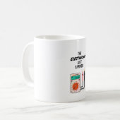 Mug L'Électricien Arrive Des Cadeaux Pour L'Électricie (Devant gauche)