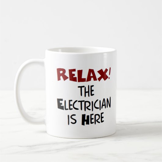 Mug l'électricien est là (Gauche)
