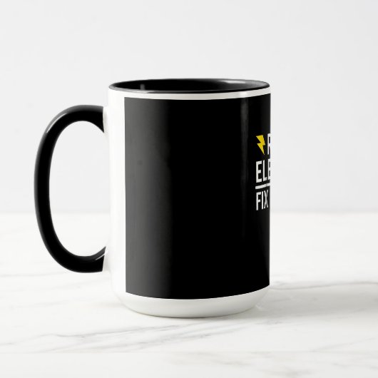 Mug L'Électricien Retraité Réparez-Le Vous-Même Drôle (Gauche)