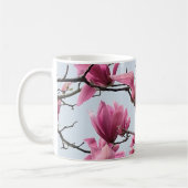 Mug L'Élégant Magnolia Rose Fleurit Un Hanami Pacifiqu (Gauche)