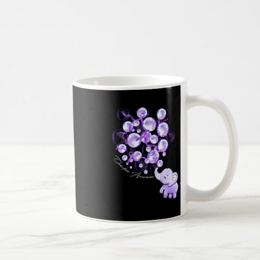 Mug L'éléphant Bombarde violet Surdose Aware (Droite)