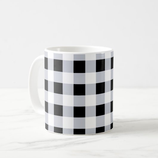 Mug L'élevage de buffles noirs et blancs Coche-blanc (Devant gauche)