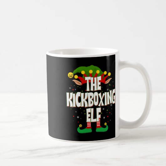 Mug L'Elf de kickboxing de Noël (Droite)