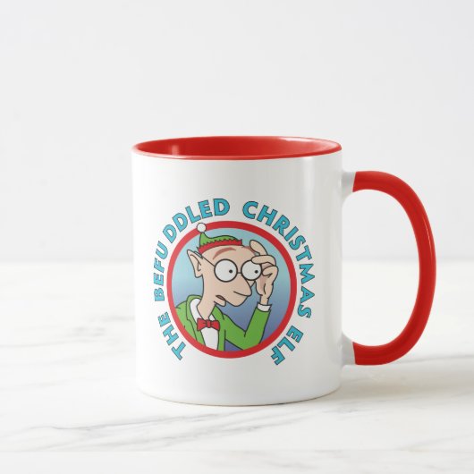Mug L'elfe de Noël confus (Droite)
