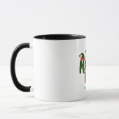 Mug L'Elfe Matcha Boisson de Noël drôle au Matcha (Gauche)