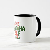 Mug L'Elfe Matcha Boisson de Noël drôle au Matcha (Devant droit)