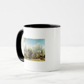 Mug L'embarquement de Ruyter et de William de Witt (Devant gauche)