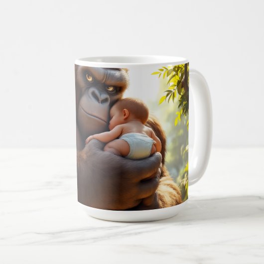 Mug L'embellie de Gorilla (Devant droit)
