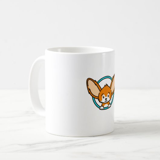 Mug L'Emblème Fennec Fox (Devant gauche)