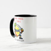 Mug Lemon Ninja Guerrier avec épées (Devant gauche)