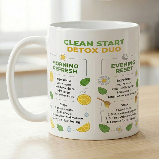Mug Lemon Tea Reset Duo Morning & Night Recipe