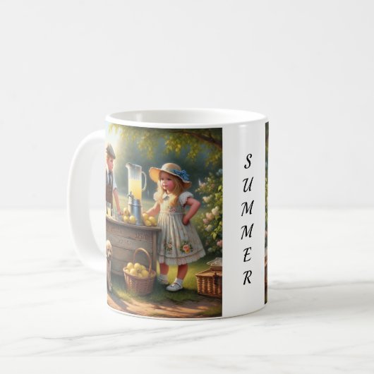 Mug Lemonade Démodé Stand Été Démodé (Devant gauche)