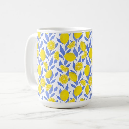 Mug Lemons Blue Mediterranean (Devant gauche)