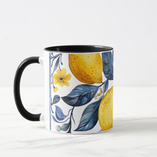 Mug Lemons Motif (Gauche)
