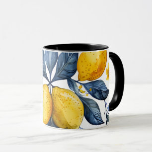 Mug Lemons Motif