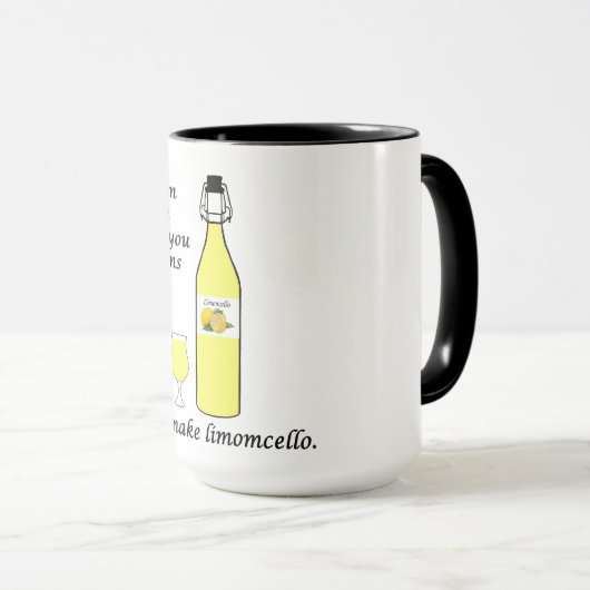 Mug Lemons to Limoncello (Devant droit)