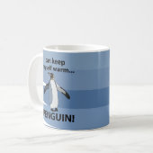 Mug L'empereur Penguin Animal drôle (Devant gauche)