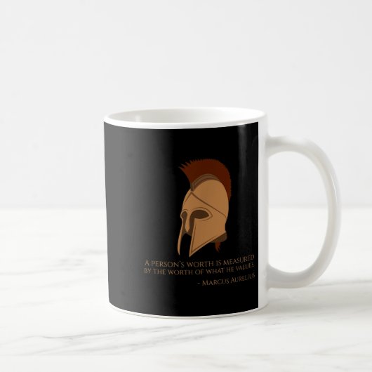 Mug L'empereur romain Marcus Aurelius - Philosophie st (Droite)