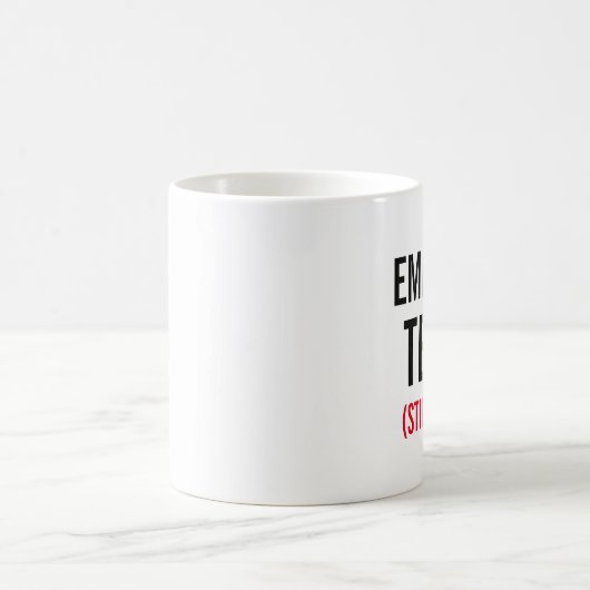 Mug L'employé déchire encore chaud (Centre)