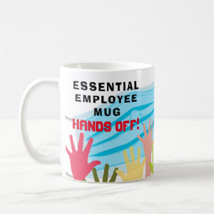 Mug L'Employé Essentiel S'EN TIENT LES MAINS ! Masque