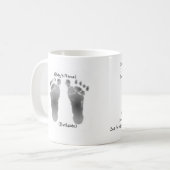 Mug L'empreinte de pas du bébé (Devant gauche)