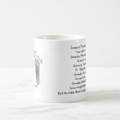 Mug L'empreinte de pas du bébé (Centre)