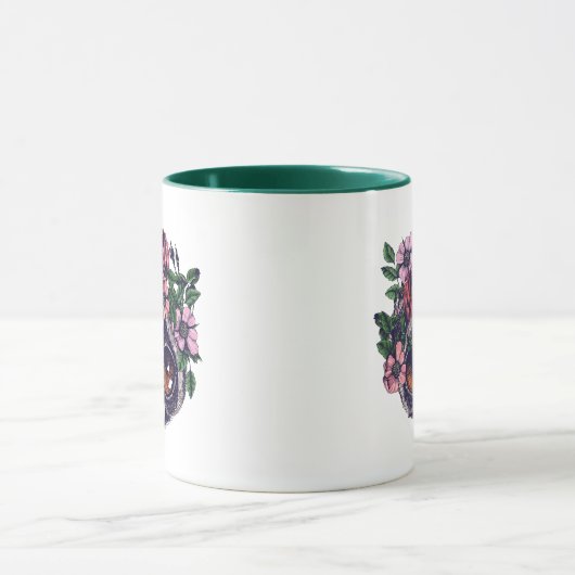 Mug Lémur floral doux (Centre)