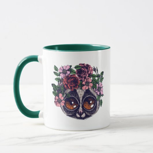Mug Lémur floral doux (Gauche)