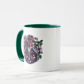 Mug Lémur floral doux (Devant gauche)