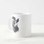 Mug Lemur Ink Art Jungle Madaga Wildlife Rtrait Nge  (Devant gauche)