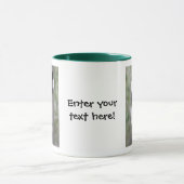 Mug Lémur noir et blanc de Ruffed sur l'arbre (Centre)