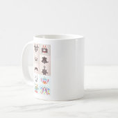 Mug L'encre d'essai de Rorschach éponge chacun des 10 (Devant gauche)