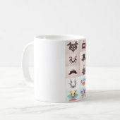 Mug L'encre d'essai de Rorschach éponge chacun des 10 (Devant gauche)