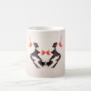 Mug L'encre d'essai de Rorschach éponge le plat 3 deux