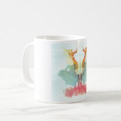 Mug L'encre d'essai de Rorschach éponge l'humain du (Devant gauche)