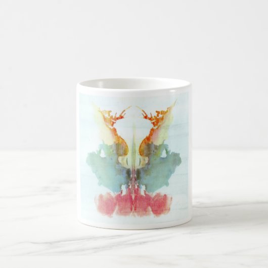 Mug L'encre d'essai de Rorschach éponge l'humain du (Centre)