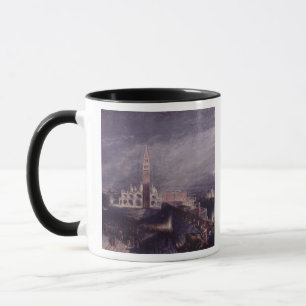 Mug L'endroit de St Mark, Venise (clair de lune)