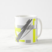 Mug L'énergie électrique Art Abstrait (Devant droit)