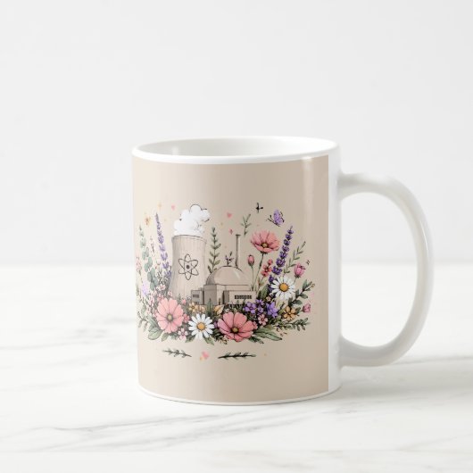 Mug L'énergie Nucléaire Fleurit (Droite)