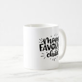 Mug L'enfant préféré de maman (Devant droit)