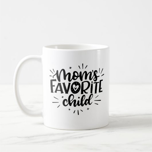 Mug L'enfant préféré de maman (Gauche)