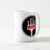 Mug L'enfer drôle est celui des gens fourche méchante (Devant droit)