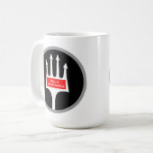Mug L'enfer drôle est celui des gens fourche méchante (Devant gauche)
