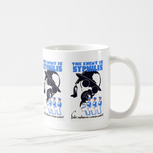 Mug L'ennemi est la syphilis (Droite)