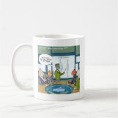 Mug L'ennemi naturel des chats, c'est drôle (Gauche)