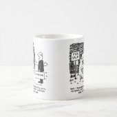 Mug L'enquêteur du bâtiment regarde la maison de M. Pi (Centre)