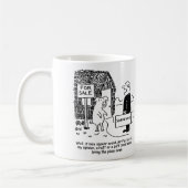 Mug L'enquêteur du bâtiment regarde la maison de M. Pi (Gauche)