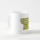Mug L'enseignant de physique cool n'est pas un oxymoro (Devant gauche)